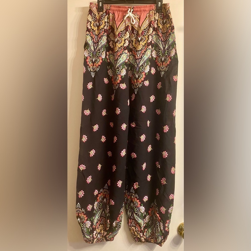 Floral Patterned Women's Leggings Hippie Pants Boho